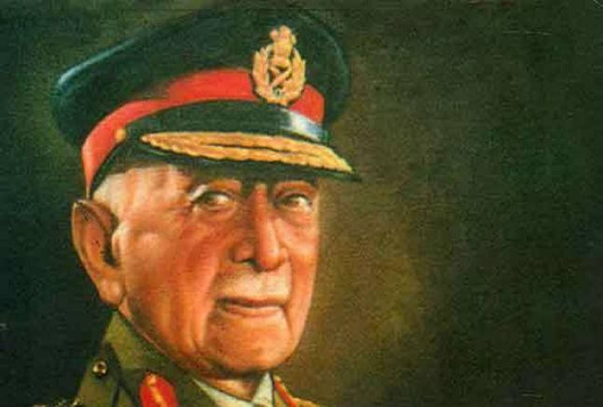 Field Marshal KM Cariappa first Indian Commander in Chief of the Indian Army