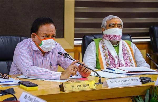Harshvardhan's appeal to states, 'Prohibition of tobacco and spitting in public places'