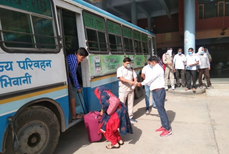 Haryana Roadways bus service resumes with online booking and social distancing