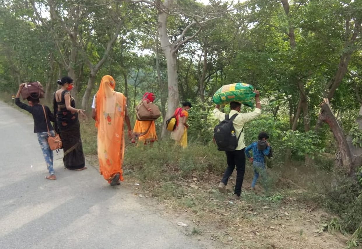 If stopped at the border, the journey started through the forest