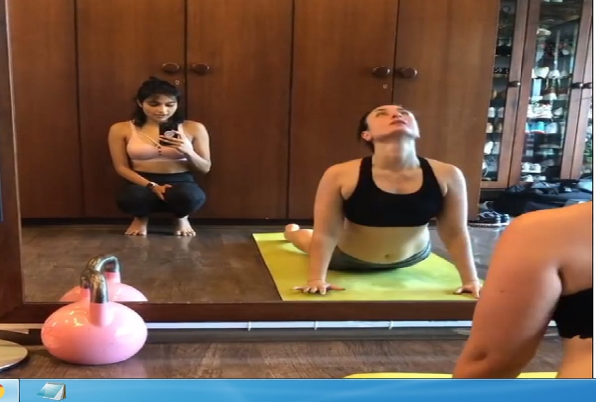 kareena kapoor doing surya namaskar in throwback video every woman must learn to stay fit with bollywood actress