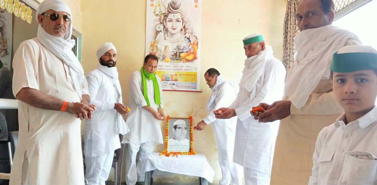 Pledged to follow the path shown by Baba Tikait