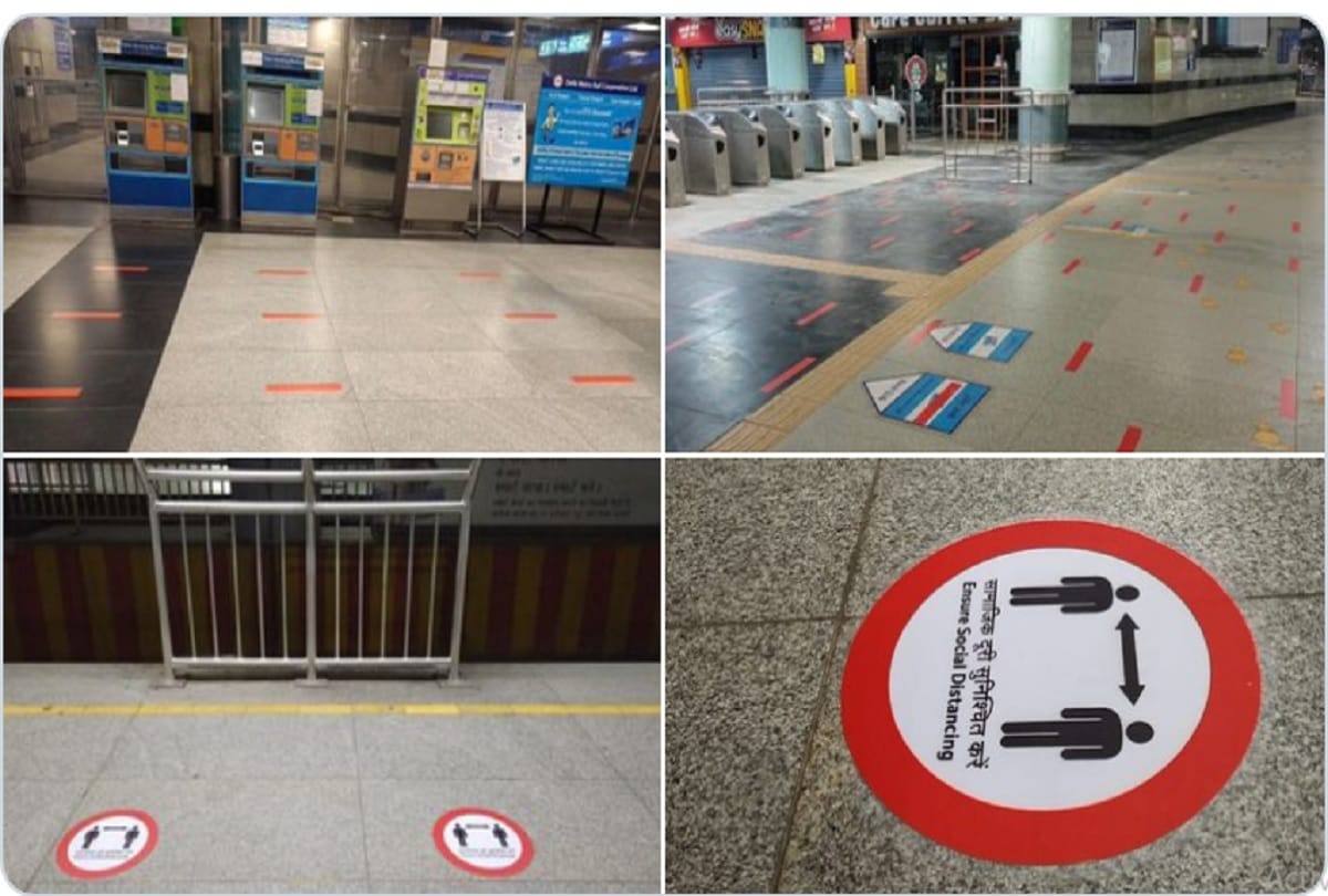 delhi metro readies itself to start after lockdown all safety measures and guidelines are being prepared