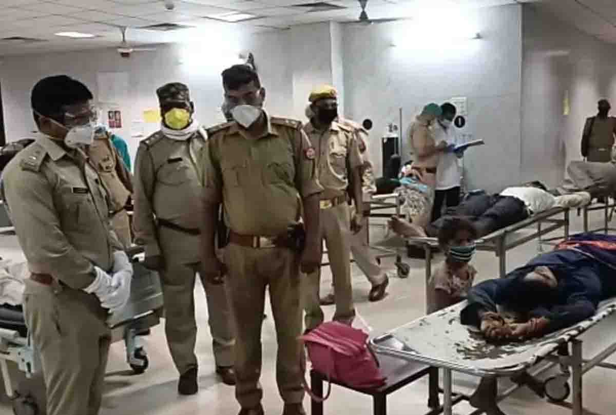 Lockdown: DCM came from Maharashtra migrant laborers were filled, two died in accident
