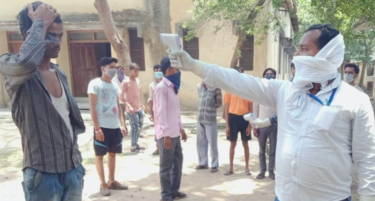 Screening of 137 migrant laborers, body temperature increased by 17