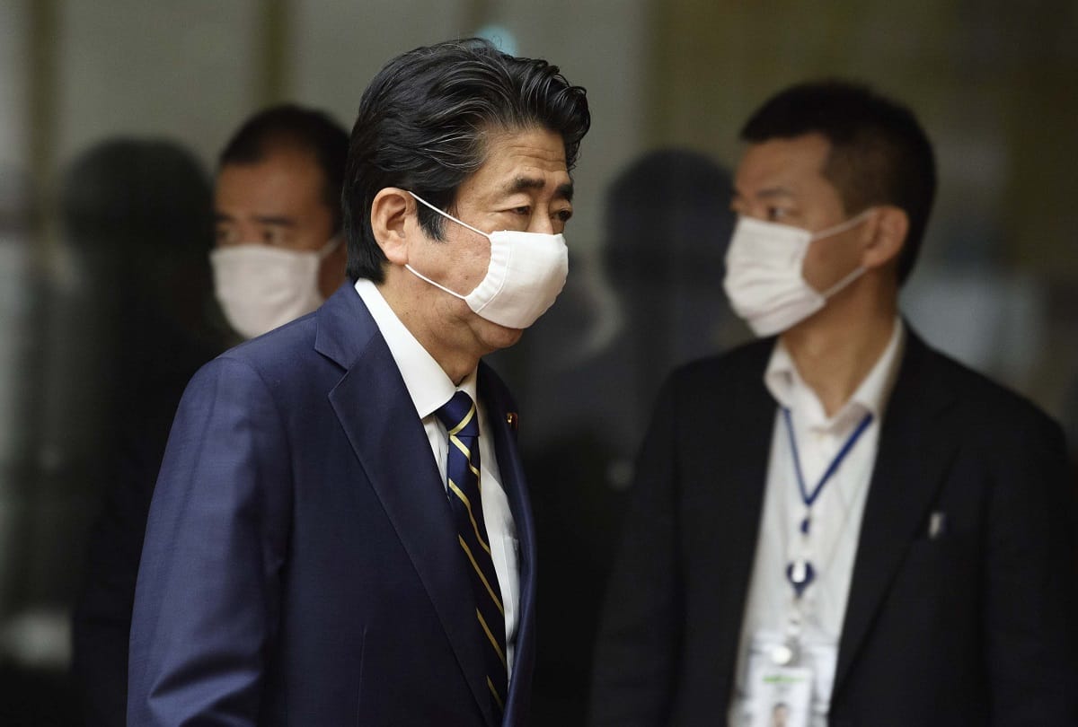 Ex-Japanese PM Shinzo Abe questioned over cherry blossom scandal, could be difficult for yoshihide suga