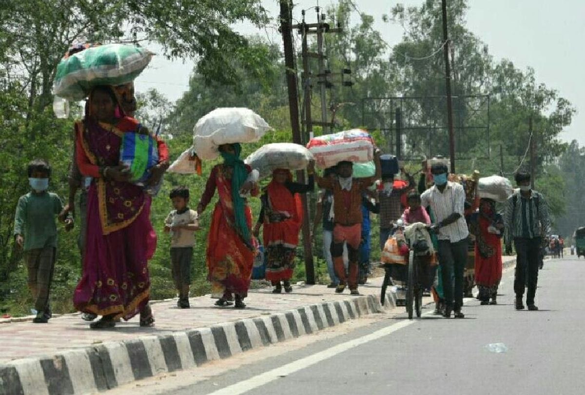 Migrant Workers Wants To Reach Home Foot Travel In Lockdown