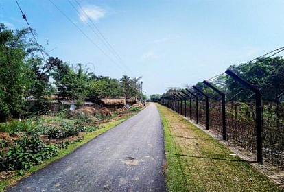 भारत-बांग्लादेश सीमा पर बसे गांव