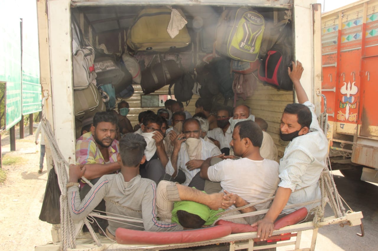 Continuation of migrants from Maharashtra, Gujarat and Delhi continues