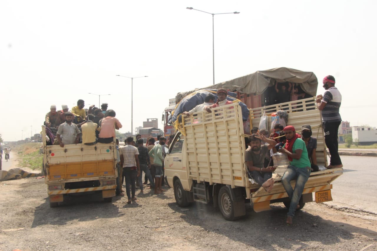 Continuation of migrants from Maharashtra, Gujarat and Delhi continues