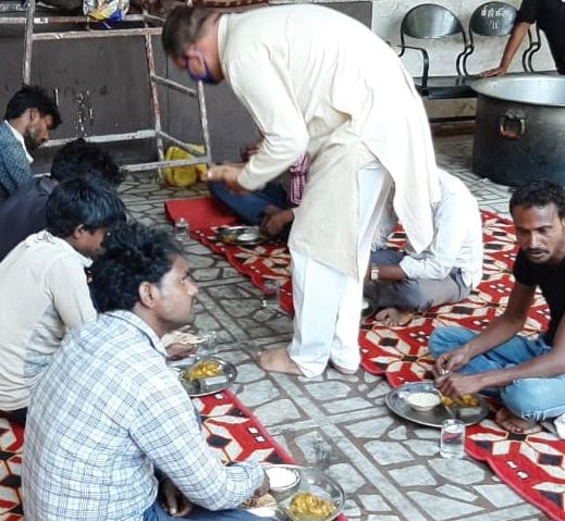 Nobody remains hungry thirsty, that's our intention
