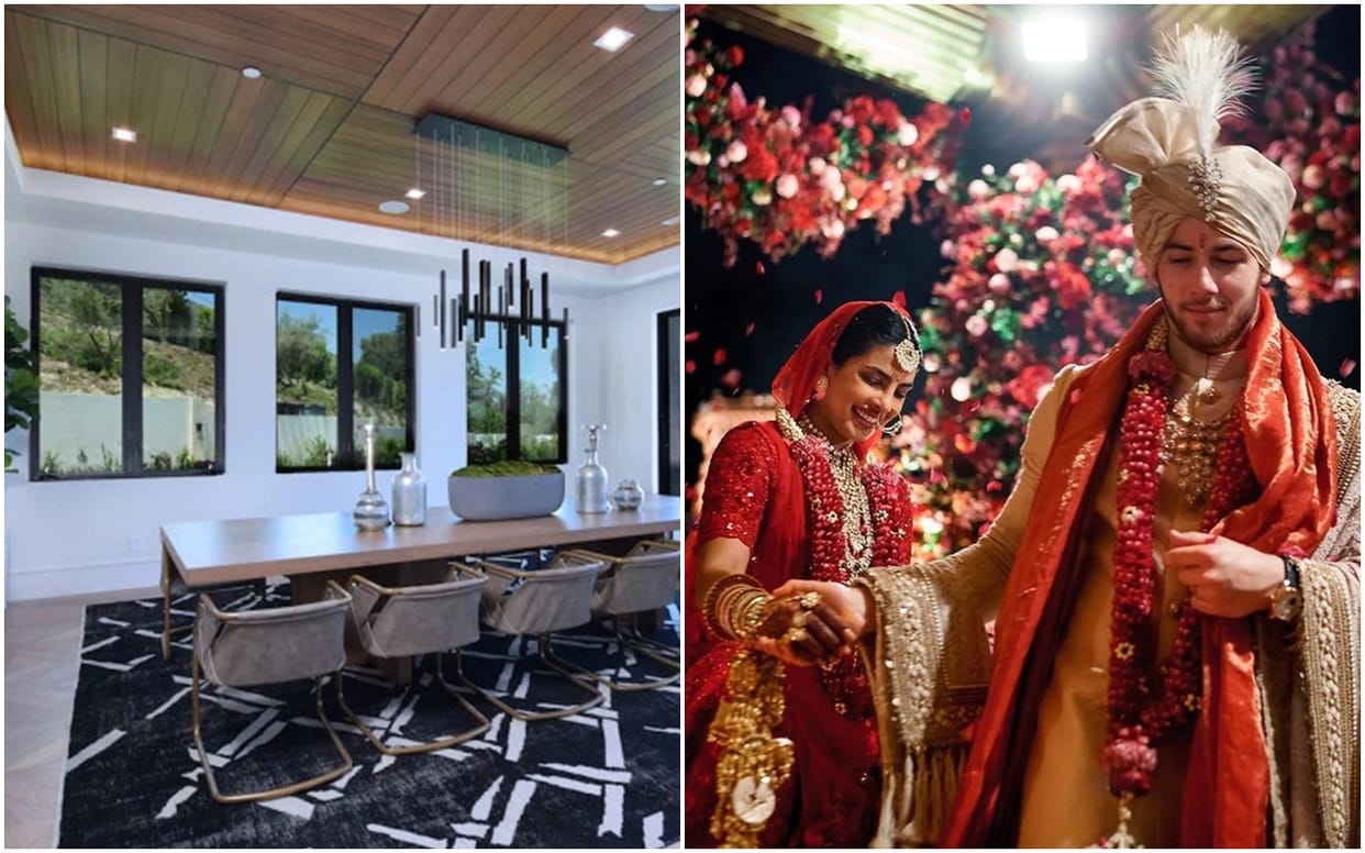 Priyanka Chopra And Nick Jonas Luxury Home 20000 square fit In Los Angeles Inside pictures