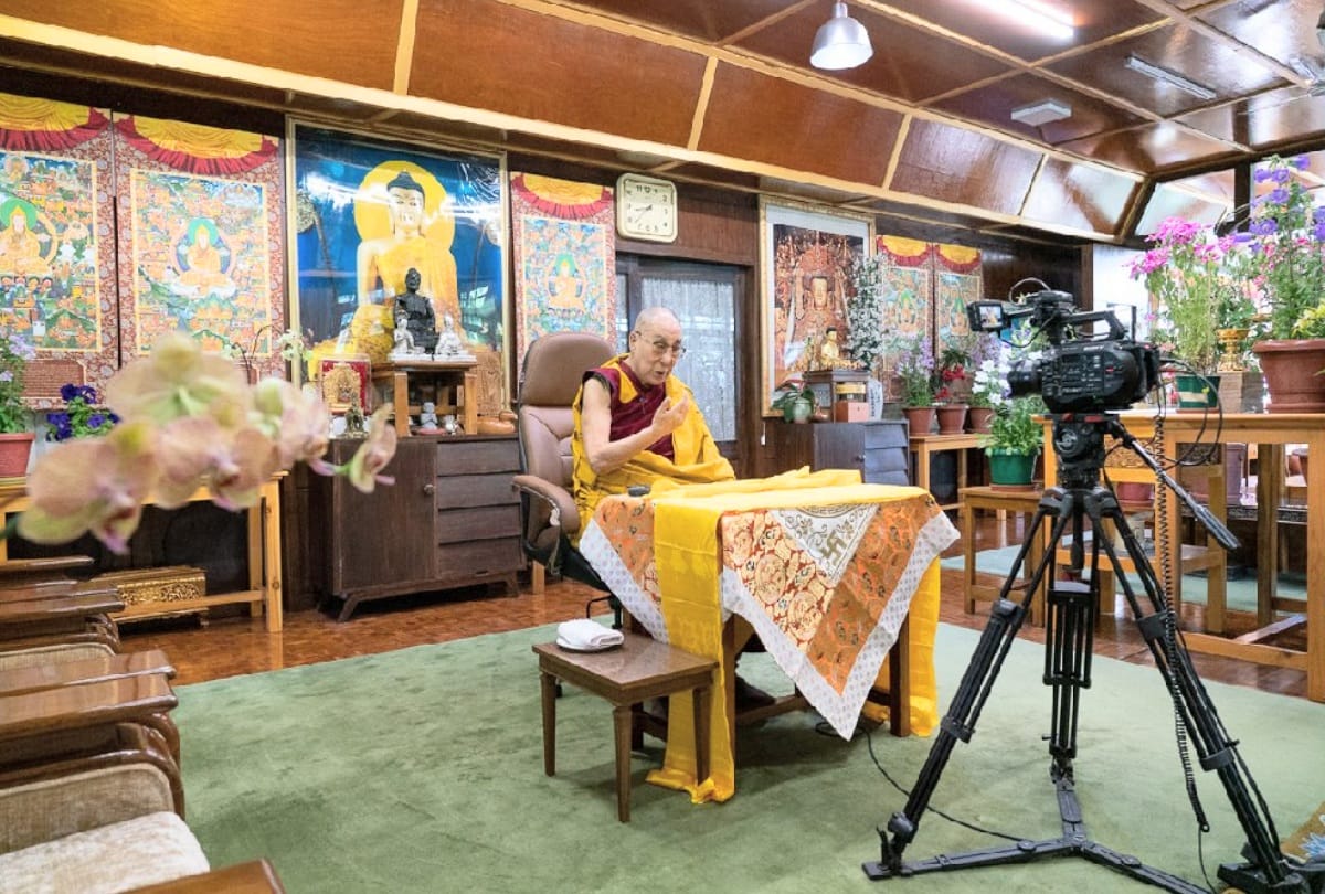 After three months DalaiLama's live message about Coronavirus, said- leave negative thinking