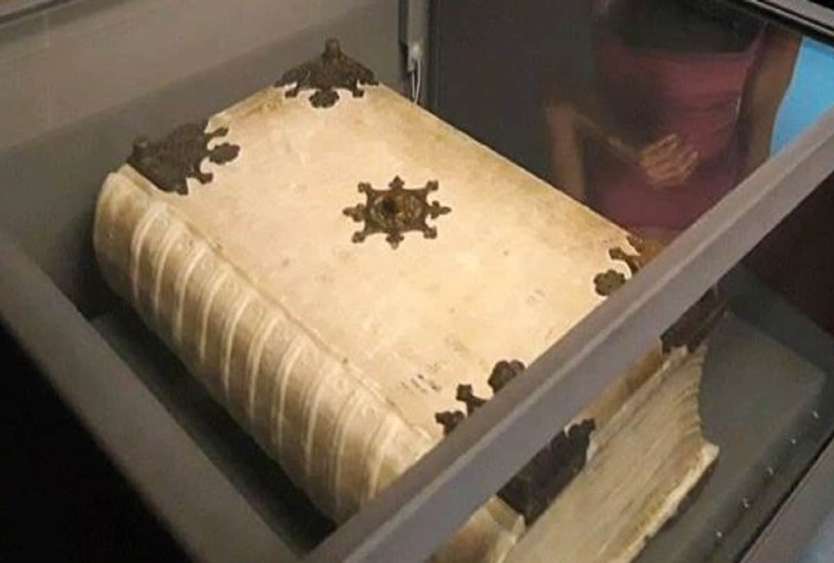 The Devils Bible or Codex Gigas written in only one night by mysterious writer