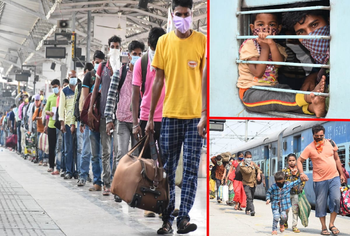 Ten special train reached Gorakhpur with migrant workers