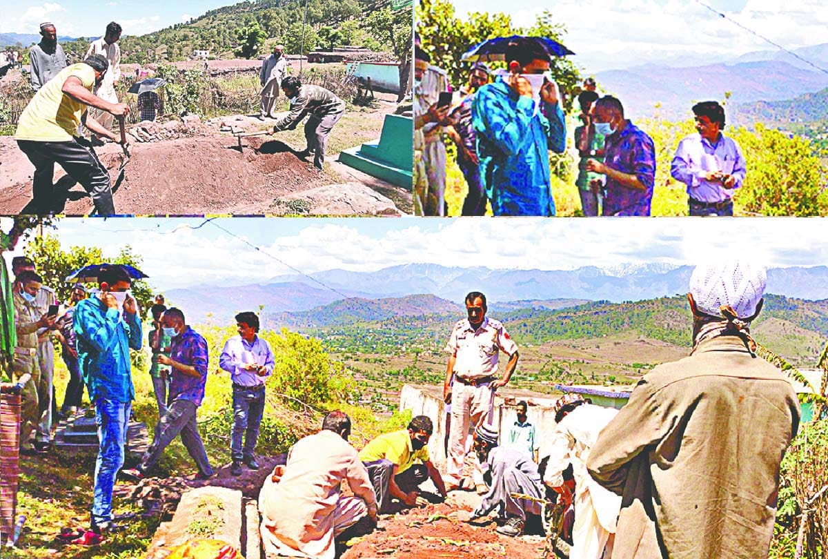 Nephew murdered for goat in rajouri jammu, police removed body from grave and sent for investigation