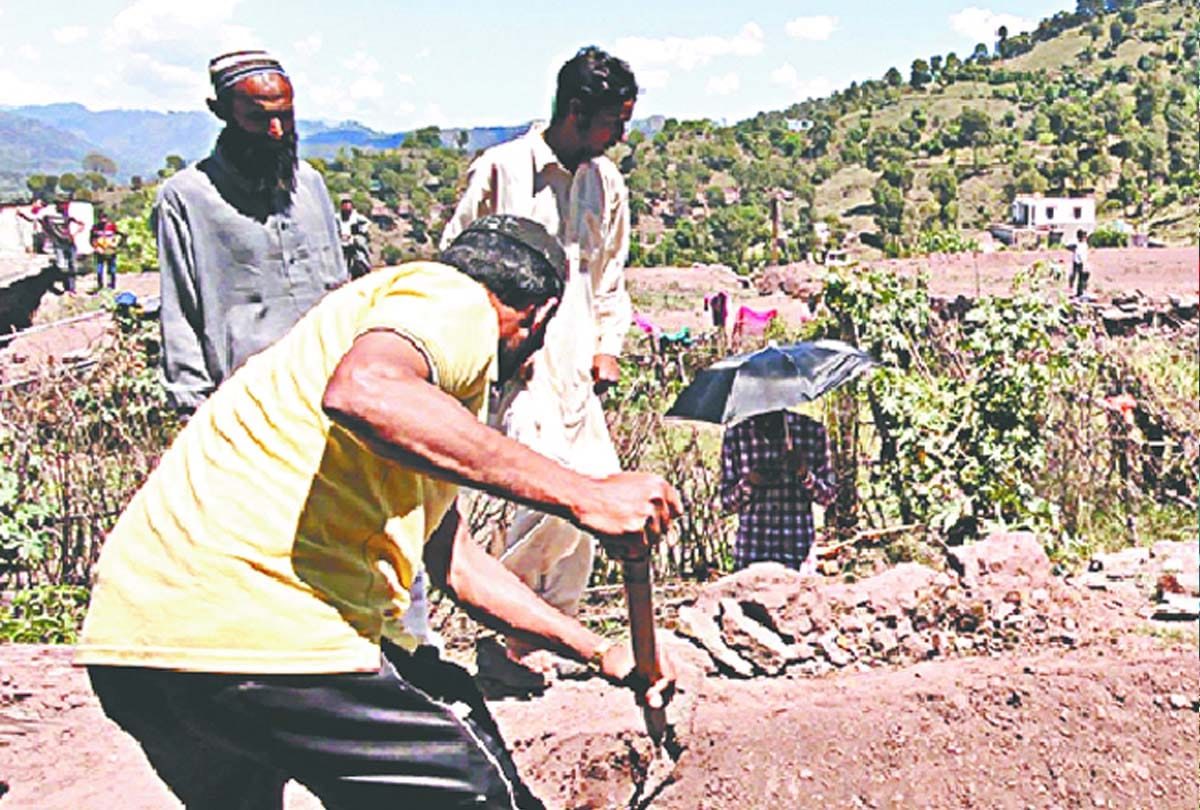 Nephew murdered for goat in rajouri jammu, police removed body from grave and sent for investigation