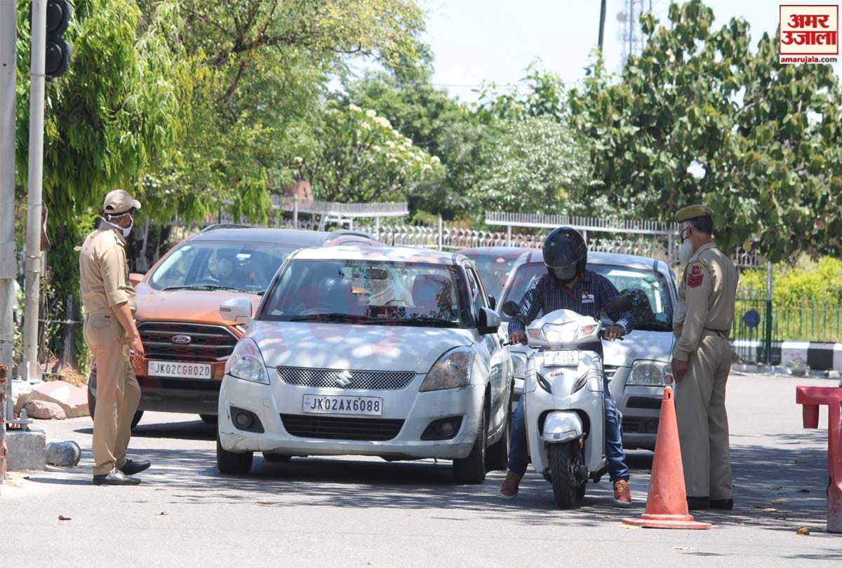 corona weekend lockdown effect injammu and kashmir, all markets were closed