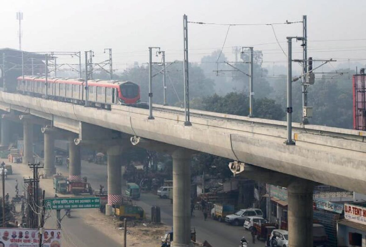 metro will run from seven in the morning to eight in the night in lucknow