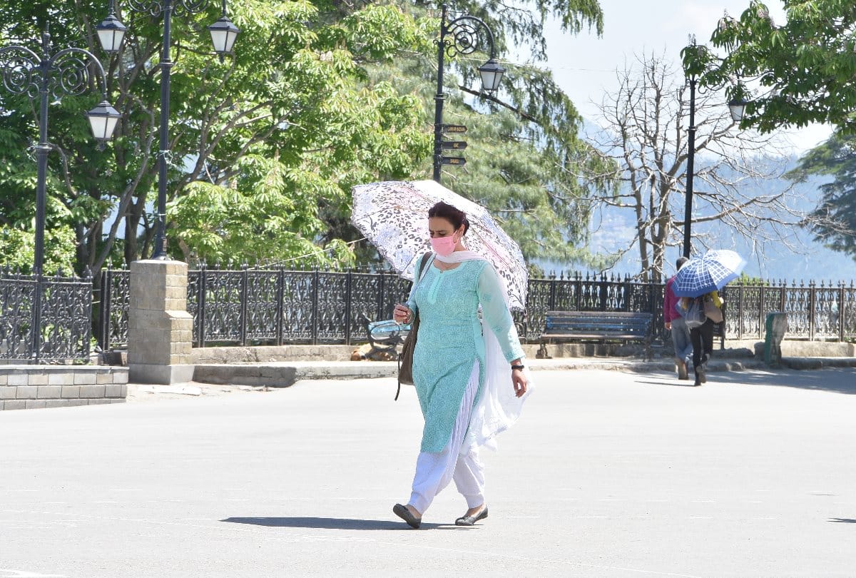 himachal weather report  heat wave una recorded 37 degree Celsius Temperature