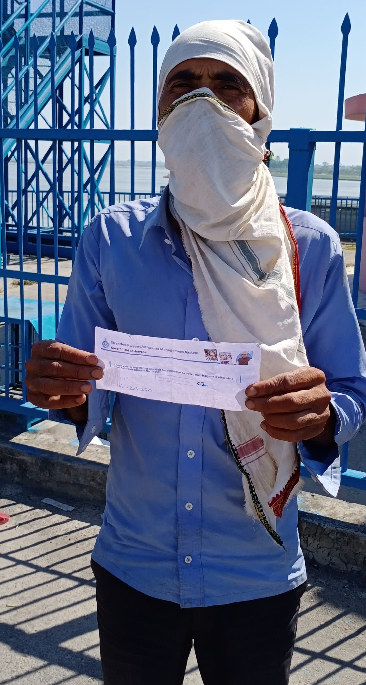 Got registration, did not arrange to send home