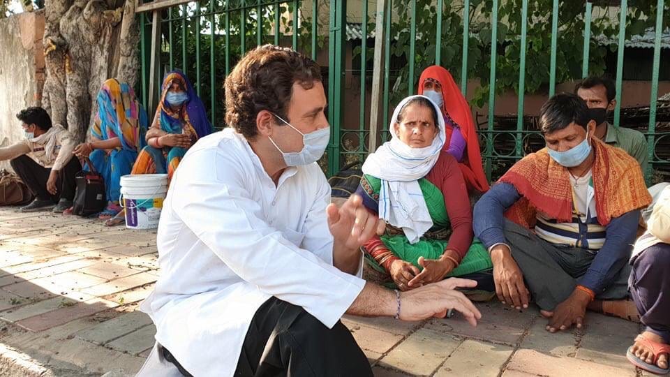The claim that detention of migrant laborers who met Rahul Gandhi is wrong: police sorce