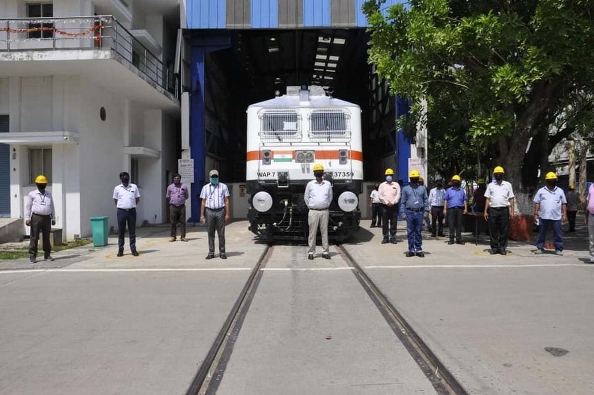 Train ran with help of electric engine till Nepal border