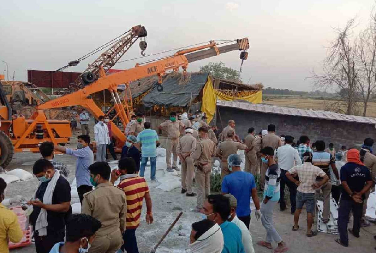 Report on DCM, Trolla owners and drivers in auraiya highway accident