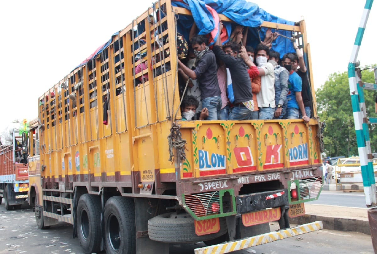 migrant labour face many problems on way to their home