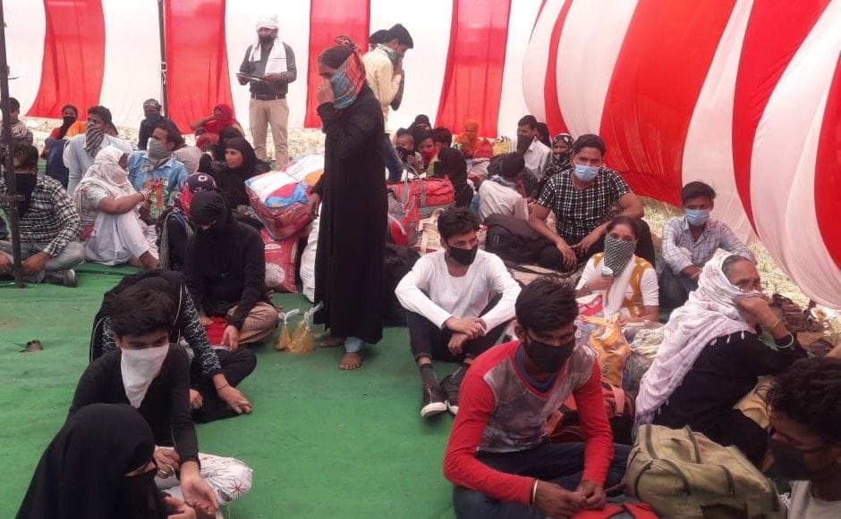 Hathras: Migrant laborers started coming from Rajasthan