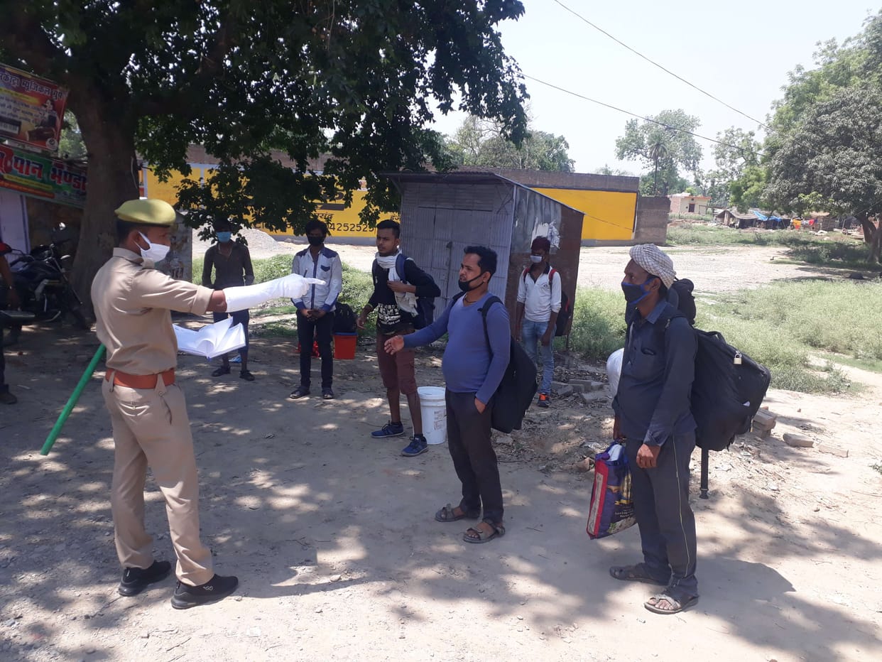 Health team samples 25 people in a hotspot village