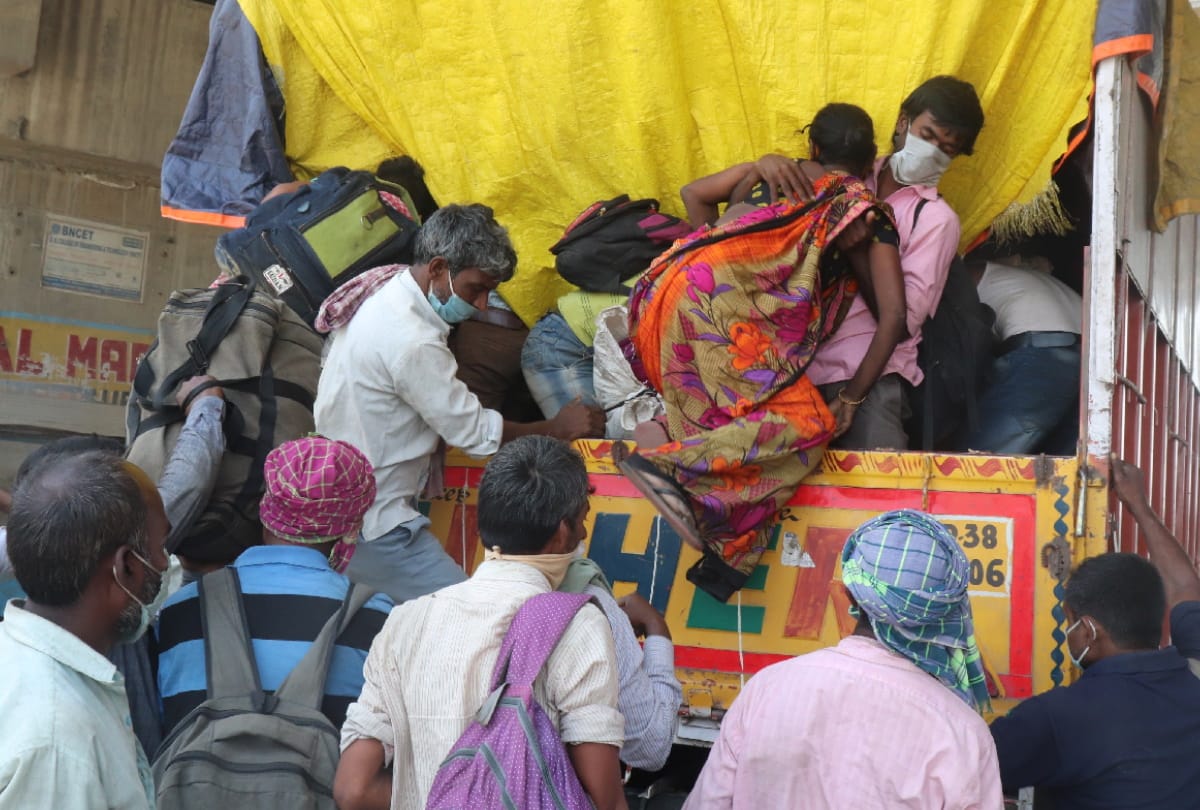 Migrant workers suffered after Government arrangement in gorakhpur