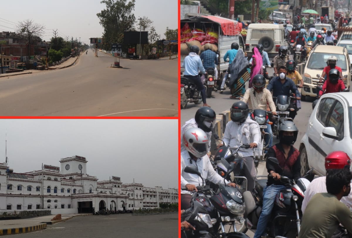 lockdown 54 days change life relief in city see latest photos in gorakhpur