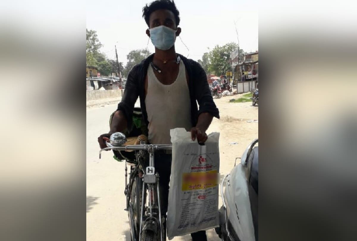youth reached Gorakhpur by cycling from Bihar due to medicine for sister