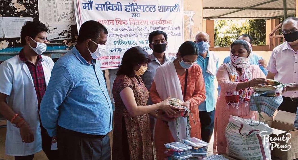 Provided food to 24 poor families