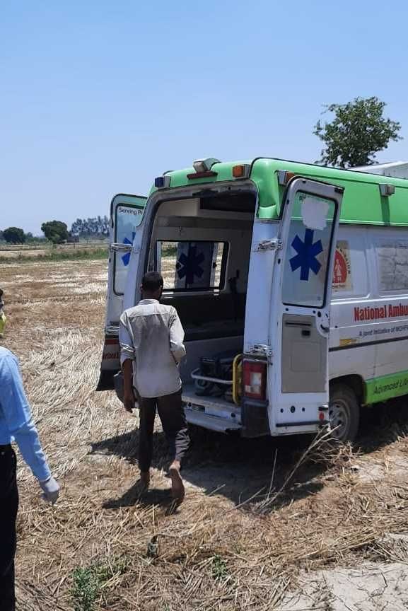 A person walking in the fields of Satrod Kalan village was forcibly touching people, filed in isolation ward
