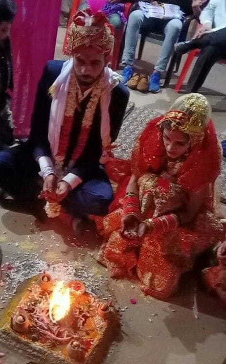 Lockdown wedding: The groom Raja without bandbaaja