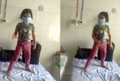 coronavirus in up: Three year old innocent girl beat Corona