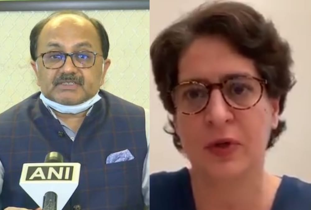 Priyanka Gandhi should send buses to Maharashtra and Punjab.