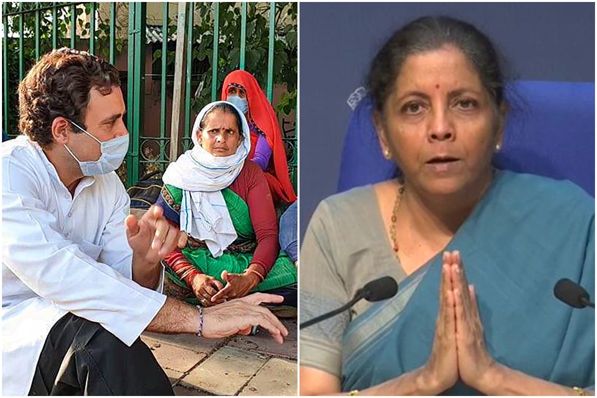 Rahul Gandhi Says Will Carry Bags Of Migrants Workers if Finance Minister Nirmala Sitharaman Allows