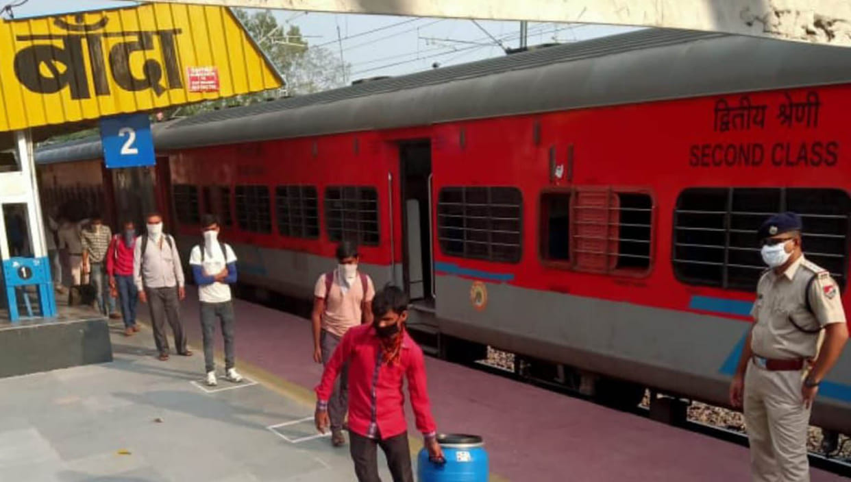 1709 and return of migrant laborers by special train