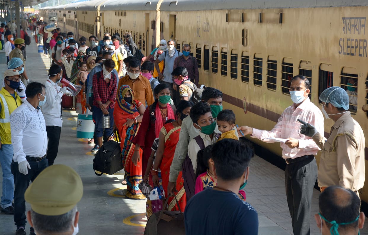 Two migran labour found corona positive