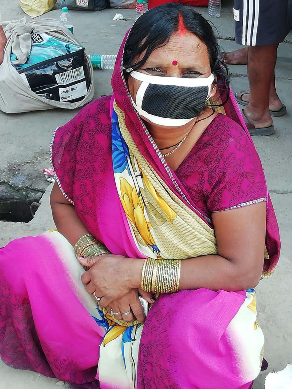 It was ravishing in the heat, now the rush to reach the village