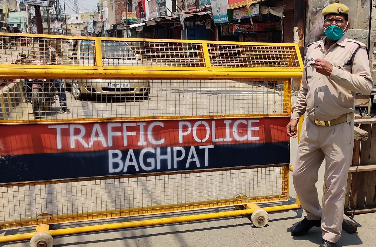 Police had to close shops