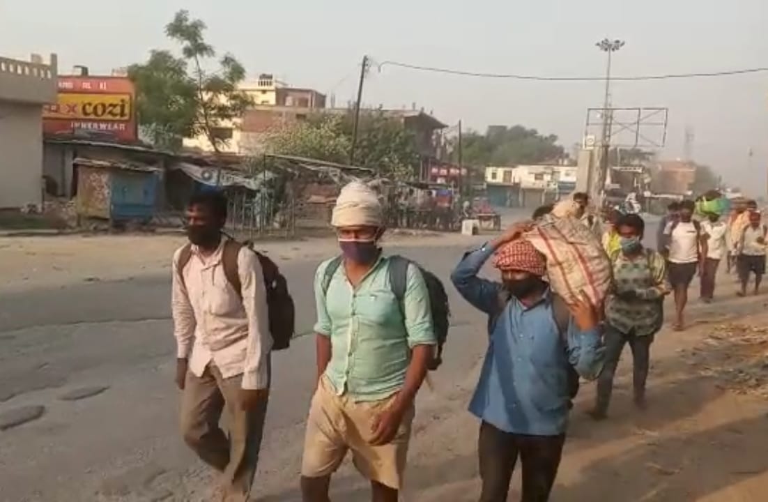 14 pickets and seven collection points, migrants still walking