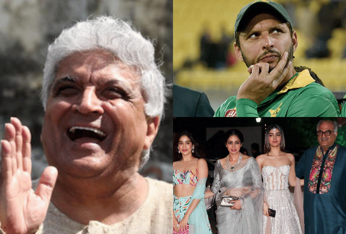 Javed Akhtar Reaction Over Shahid Afridi and sridevi daughter khusi kapoor emotional post entertainment news