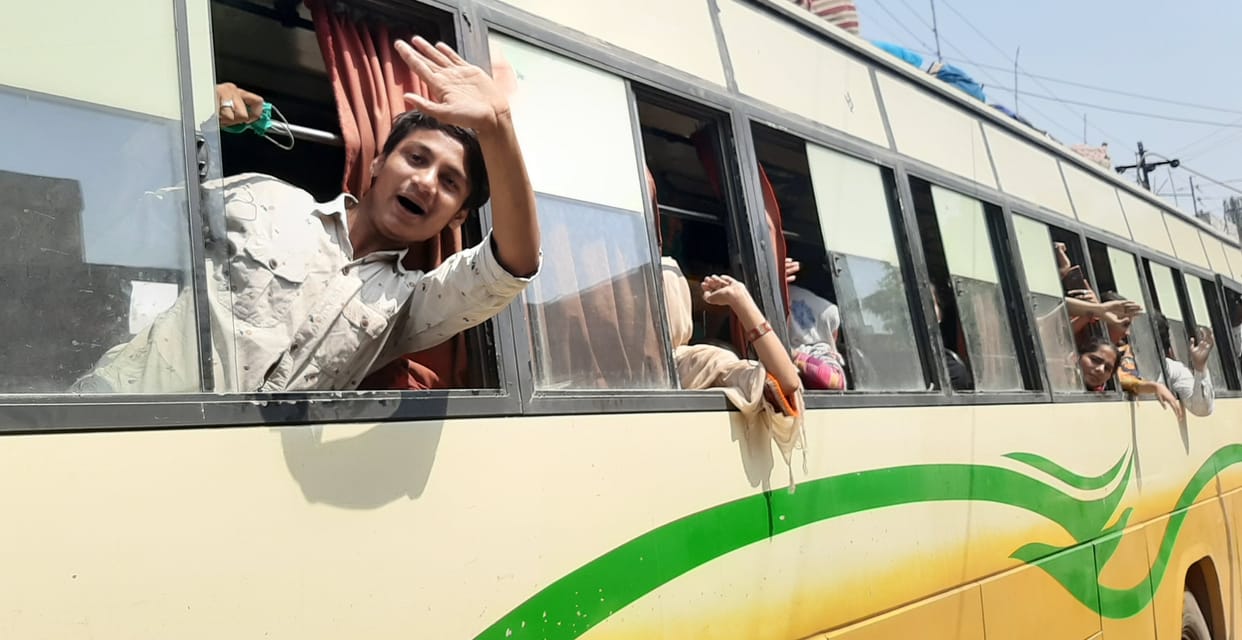 44 people left for home due to MP's efforts