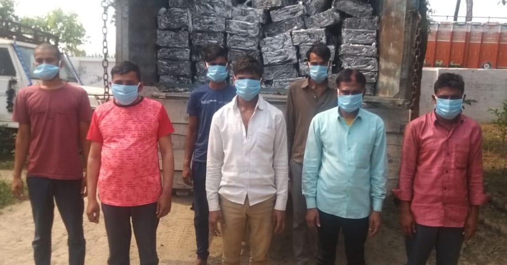 disclouse robbery of 22 lakh scrap, seven decoits arrested