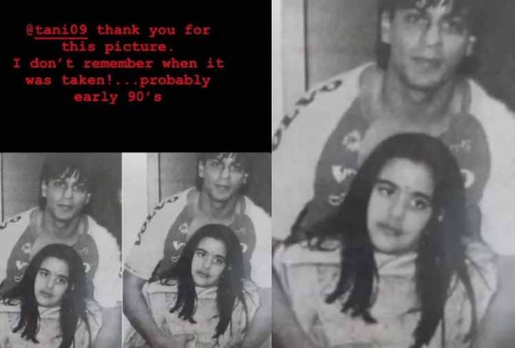 sanjay dutt daughter trishala dutt share photo with shah rukh khan