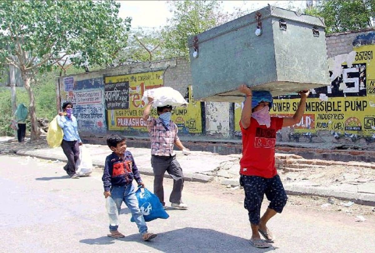 delhi ncr migrant labours everywhere trying to go homeland but failed see their plight